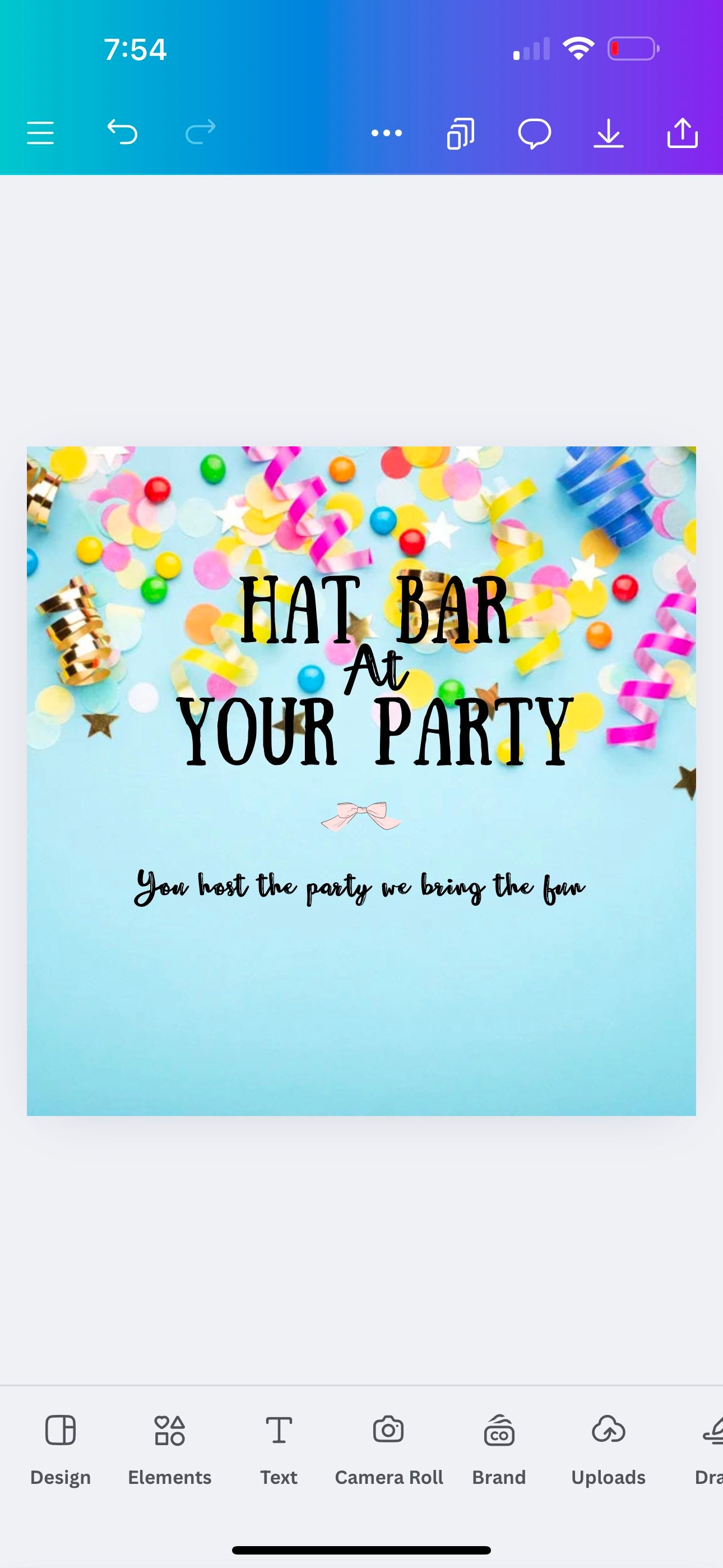 Hat Bar Party