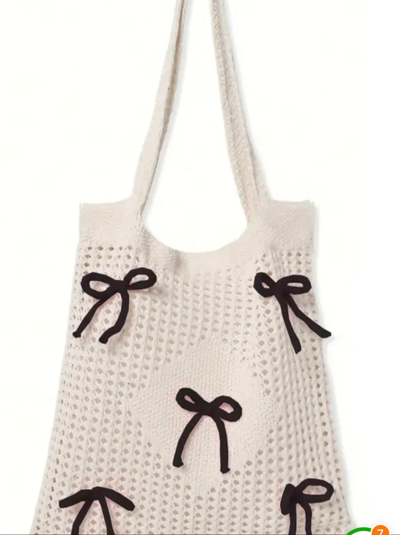 Crochet Bow Tote