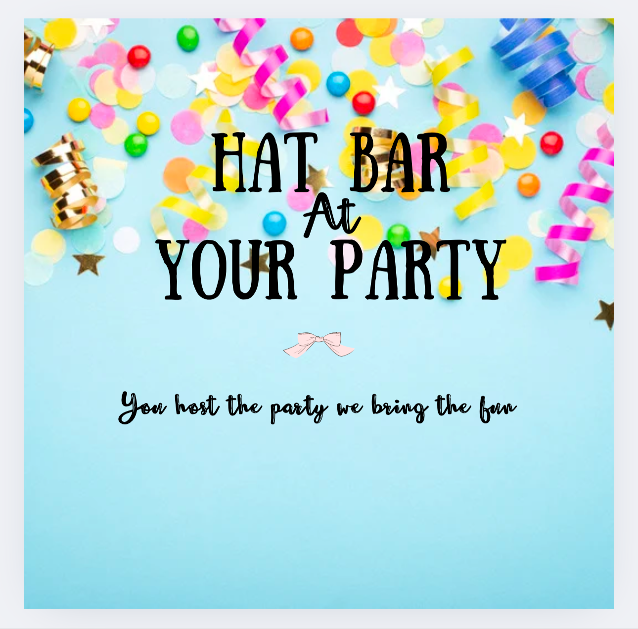 Hat Bar Party