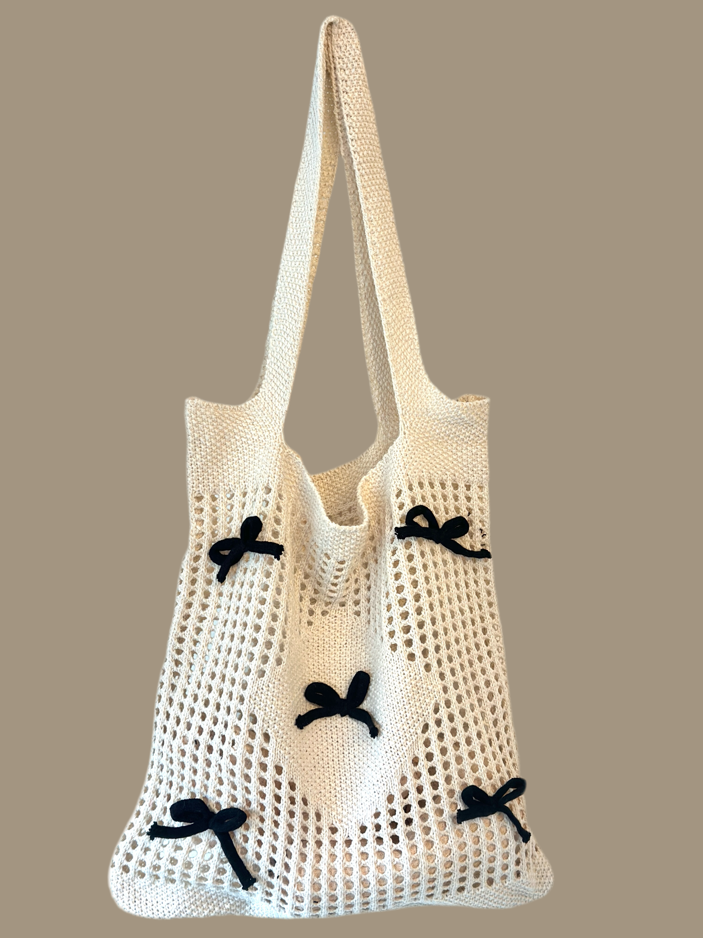 Crochet Bow Tote