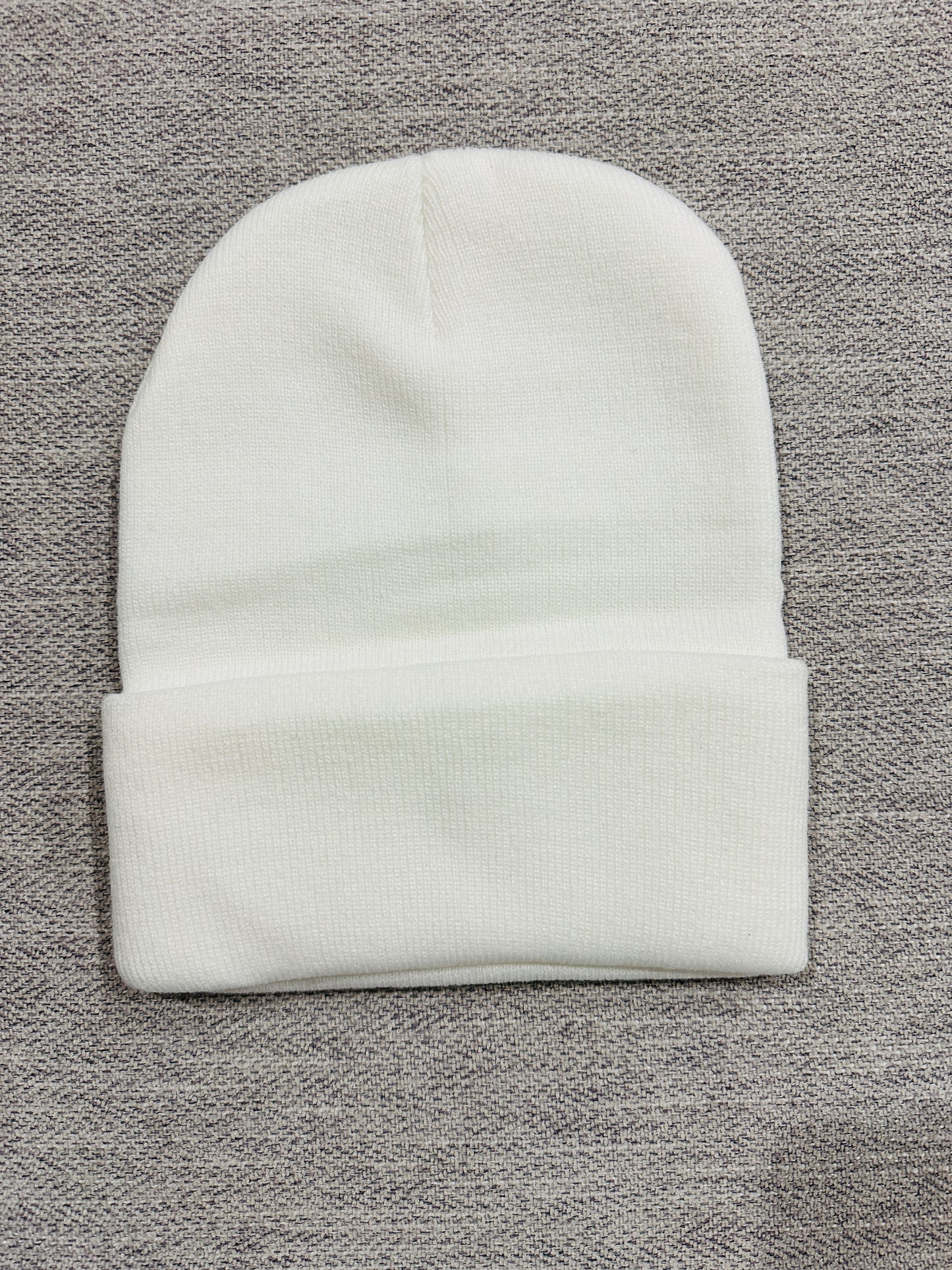 White beanie